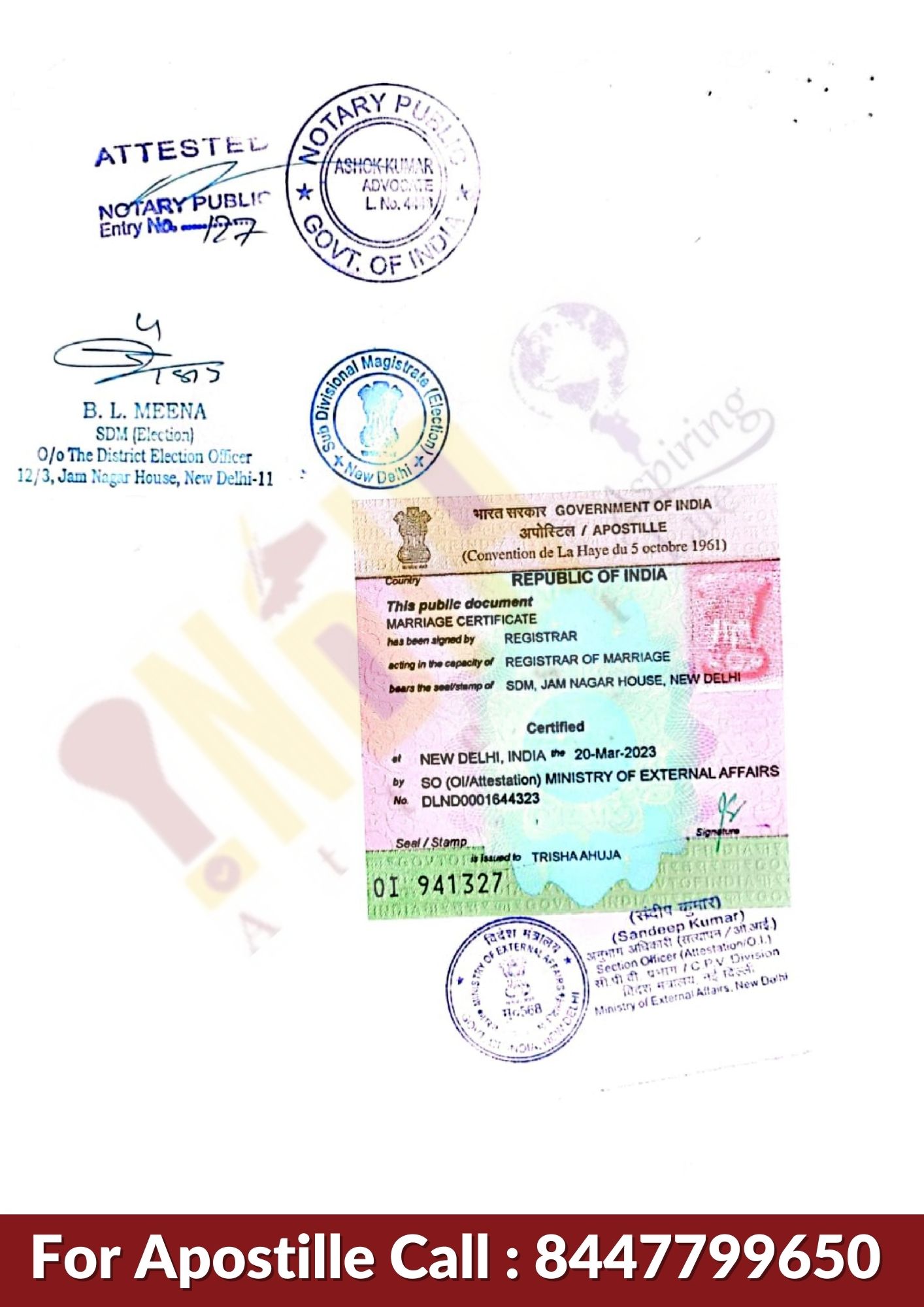 Apostille services for netharlands